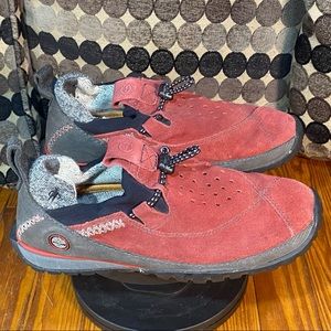 Timberland Smartwool Power Lounger Shoes 7.5 Red/Gray